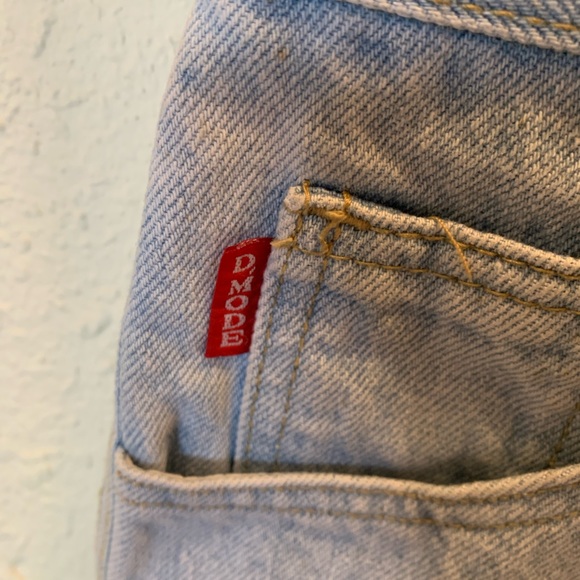 D'Mode Classix 1980s/1990s Vintage Jean Romper - Picture 8 of 9